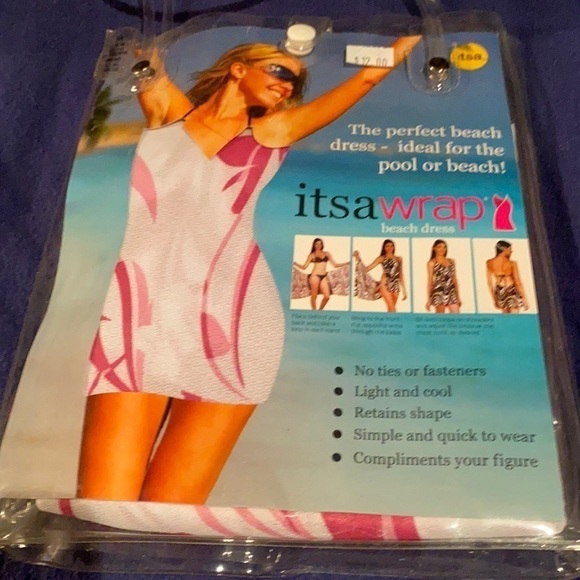3/$20.  I’s a Wrap Beach Dress - Picture 1 of 6